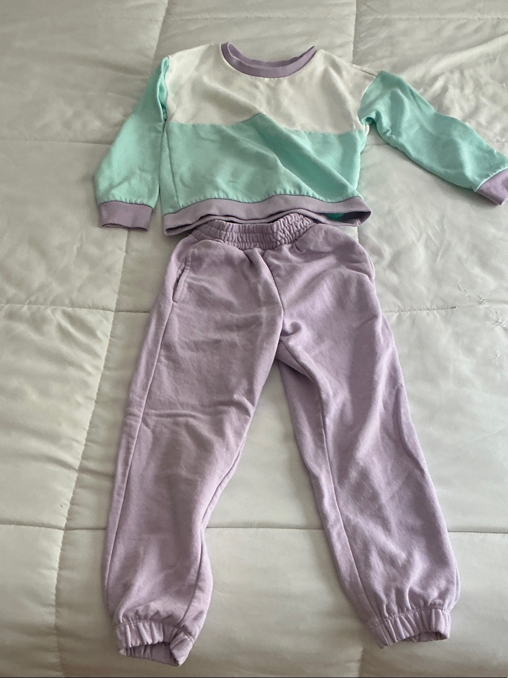 L&B Lavender & Mint Two-Piece Jogger Set